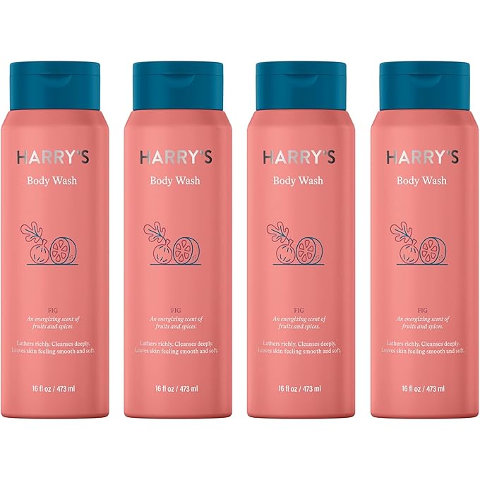 Harry's Men's Body Wash - Body Wash for Men - Fig (Pack of 4) - Image 1